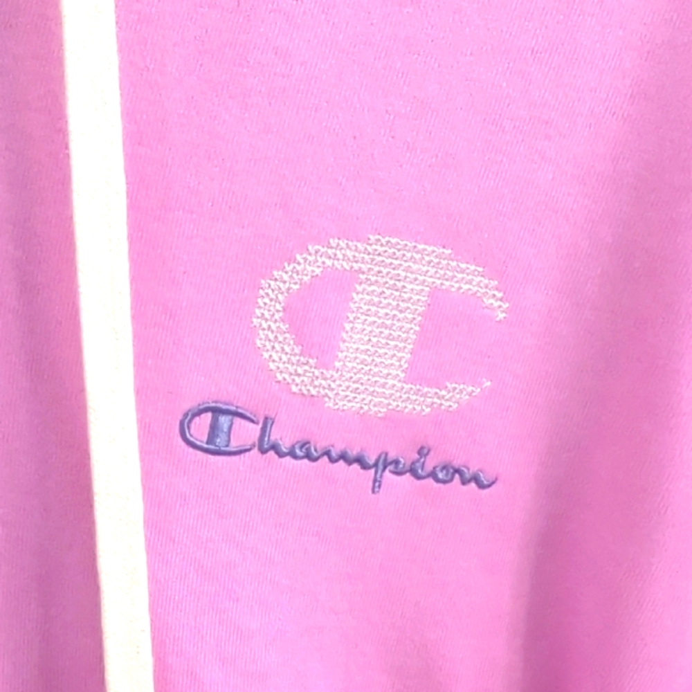 "Champion" Women's French Terry Full Zip Hoodie, Left Chest Script Size ( L ) - Picture 3 of 10